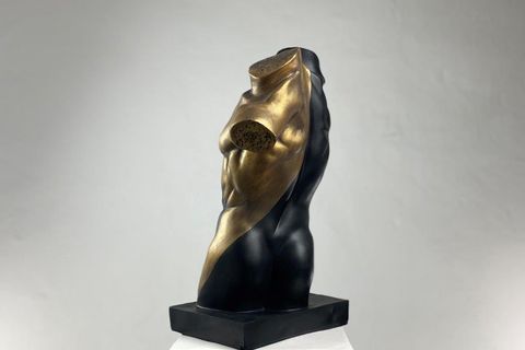 TORS GOLD RISE POP ART DEKORATİF ROMA YUNAN HEYKELLERİ