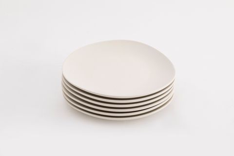 KİTCHEN ESSENTİALS STONEWARE MAT PASTA TABAĞI 22 CM, EKRU, ALTILI SET