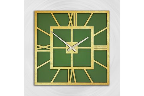 BÜYÜK BOY KARE DEKORATİF DUVAR SAATİ