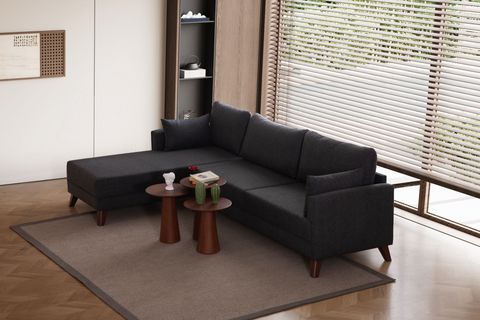 GLORİA KÖŞE KOLTUK, ANTRASİT, SOL KÖŞE