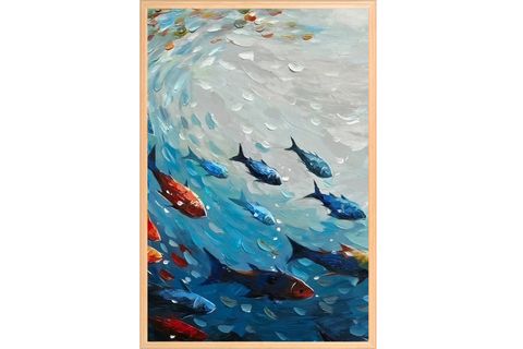 HAYAL ALEMİ ÇERÇEVELİ PANO SET, 50X70