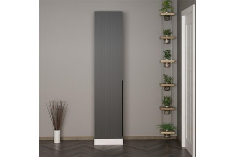 KALE 210 CM 1 KAPAKLI 1B RAF PORTMANTO, BYZ MBR ÇİZGİLİ ANT