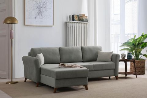 İNCİ YATAKLI BAZALI KÖŞE KOLTUK, SOL