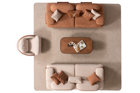 OPAL ÜÇLÜ KOLTUK, KREM