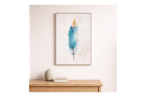 BOHO TÜY MOTİFLİ KANVAS TABLO, DESEN 5