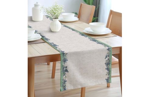 AQUA FLORA PAMUKLU MASA RUNNER, 0064 50X150 CM