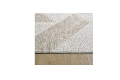VERSAY MODERN DOKUMA KORİDOR KESME YOLLUK DOKUMA MAKİNE HALISI, KREM, 200X290, 0648B