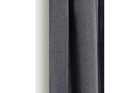 BELLE COSE BLACKOUT KARARTMA KETEN ANTRASİT GRİ FON PERDE 280X260