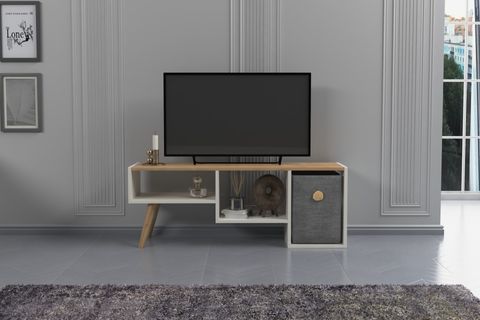 LAGOMOOD GÜNE PLUS TV SEHPASI, BEYAZ MEŞE