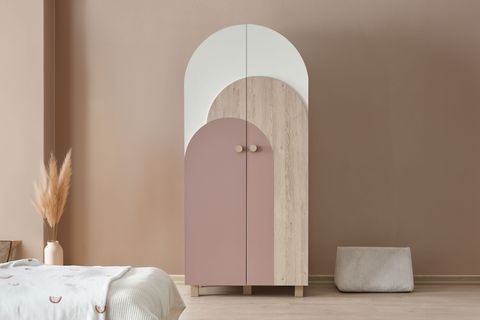 PETİTE GARDIROP, PEMBE, 2 KAPAKLI