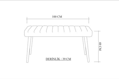 STORMİ BENCH, BEYAZ FISTIK YEŞİL SOHO 0400
