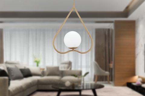 ALANER TEKLİ AVİZE, ESKİTME BEYAZ
