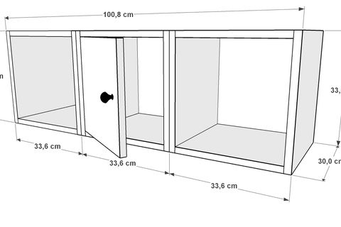 AYDIN KİTAPLIKLI RAF, DVR-1017-Ç