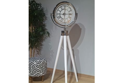 VİEN TRİPOD AYAKLI SAAT, BEYAZ