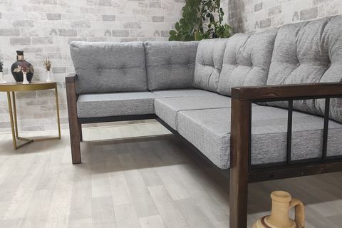 TRİO BALKON KÖŞE TAKIMI, GRİ, SİRU 1