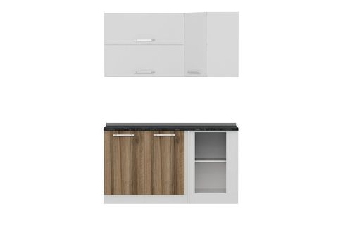 MİNAR 150CM KÖŞE MUTFAK DOLABI BEYAZ DORE K150D2