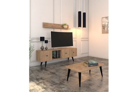 TARZ TV ÜNİTESİ VE ORTA SEHPA TAKIMI, SEPET