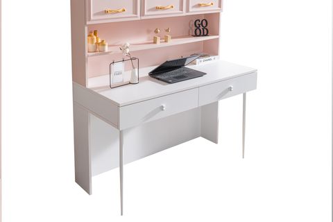 ROSA ÜNİTELİ ÇALIŞMA MASASI, PEMBE