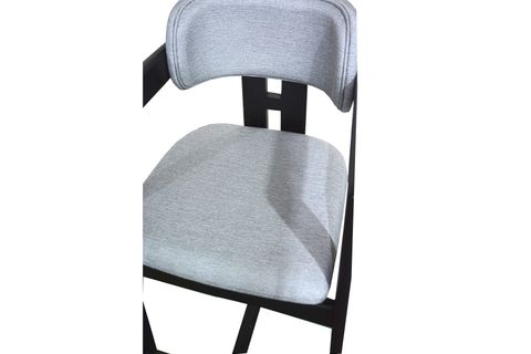 MİLANO AHŞAP BAR TABURESİ, SİYAH