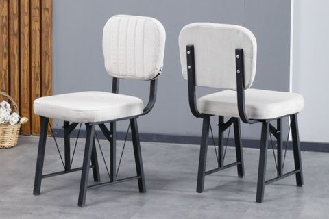 LAJMY ATLANTİK SABİT MUTFAK MASA TAKIMI, 1 SIRTLI BENCH, 2 SANDALYE, KREM, 70X110
