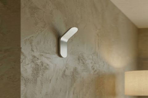 YAPIŞKANLI PASLANMAZ ÇELİK ÇOK AMAÇLI DUVAR ASKISI, GÜMÜŞ GRİ, 10X5X3 CM