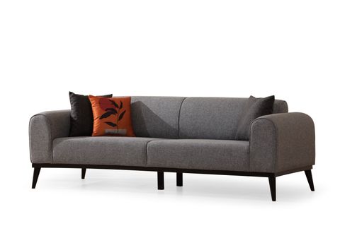 KAPRİS ÜÇLÜ KOLTUK, GRİ