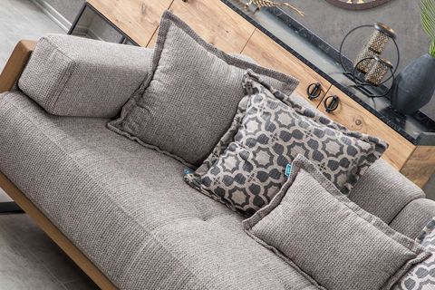 LOFT GALA KOLTUK TAKIMI, GRİ, SİYAH AYAK
