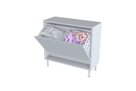 SÖKE SEPETLİ BANYO DOLABI, 80X75X32,7