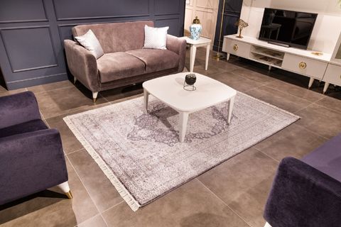 RİVA 8705 GRİ MAKİNE HALISI 80X150