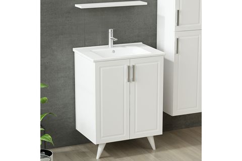 SANYA BANYO DOLABI AY2K130, BEYAZ, 65CM