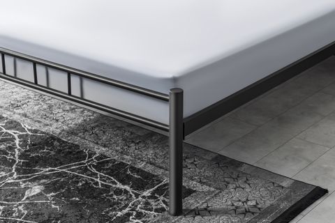 EVGER METAL KARYOLA, K70, SİYAH, 120X200