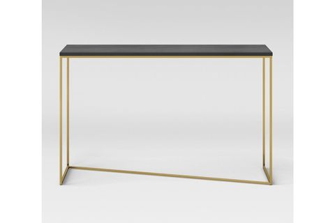 SOLLER GOLD METAL AHŞAP DRESUAR KONSOL