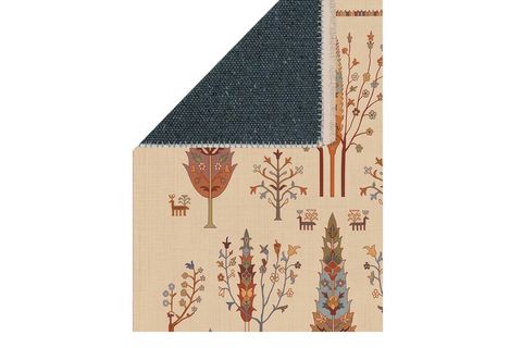 BEJ ORMAN DOKUMA TABAN HALI, 623 YNG, 80X200 CM
