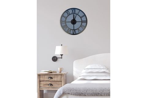 ROMA RAKAMLI DEKORATİF DUVAR SAATİ GRİ