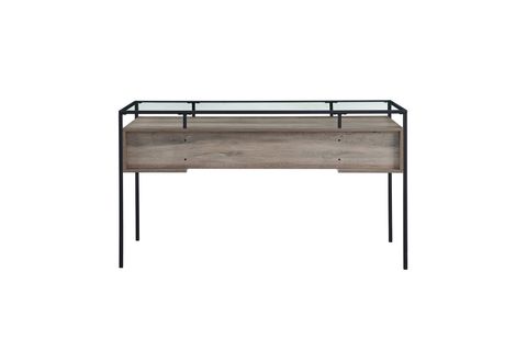 GİANNA METAL ÇALIŞMA MASASI, AÇIK KAHVE SİYAH