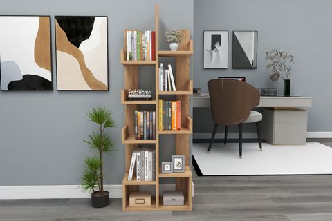 PAMFİLYA KİTAPLIK, ATLANTİK ÇAM, 10 BÖLMELİ