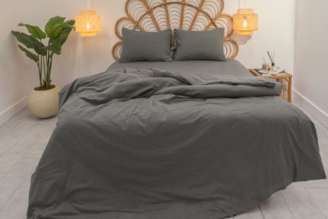 CALMO PAMUK TEK KİŞİLİK NEVRESİM TAKIMI, SMOKE, 9571A