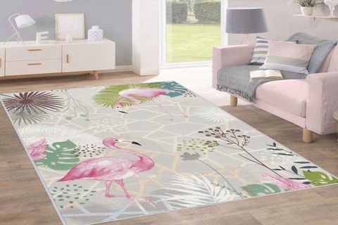 ROVİGO HOME DİJİTAL BASKI YIKANABİLİR KAYMAZ TABAN SALON HALISI  RVG1708 160X230