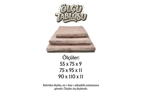 PURE COMFORT PILLOW KAHVE, XL BEDEN, 90X110X10 CM