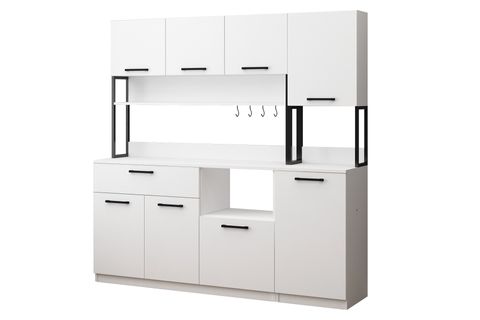 ERVİN ÇOK AMAÇLI AİRFRY DOLABI, BEYAZ, 3 KAPAKLI, E3EB