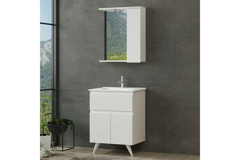 NİKA BANYO DOLABI 65CM AY2K1Ç 1K1A ETJ BEYAZ