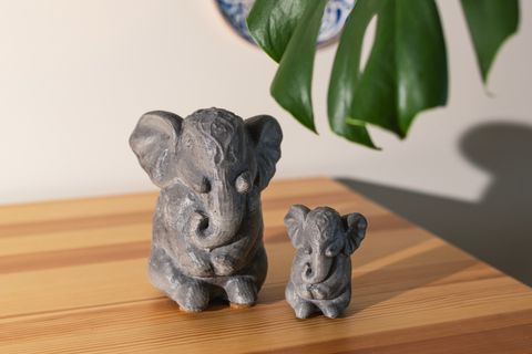 BETON FİL SETİ DEKORATİF OBJE