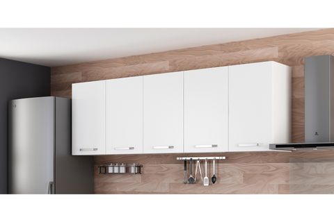 MİNAR 220 CM MUTFAK DOLABI BEYAZ 220-B3-ÜST MODÜL