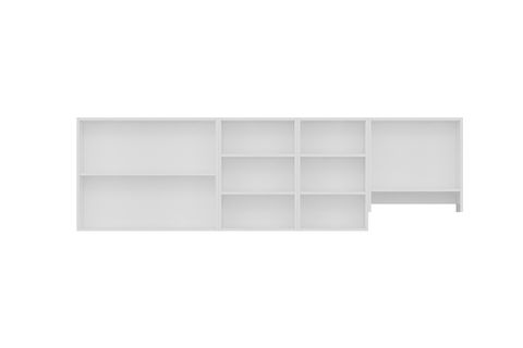 MİNAR 245 CM MUTFAK DOLABI BEYAZ 245-B5-ÜST MODÜL
