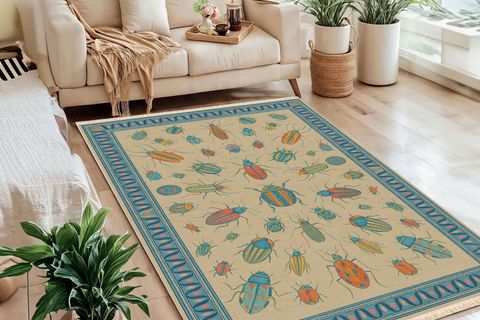 BUTTERFLY BASKILI DOKUMA TABAN HALI, 133 YNG, 60X120  CM