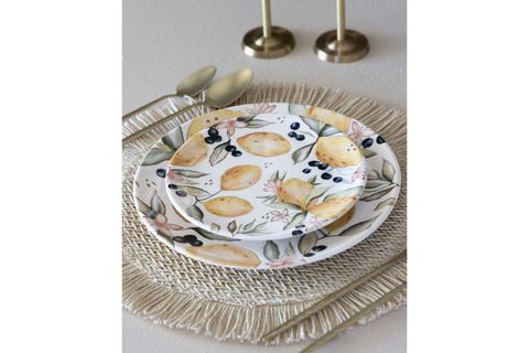 THE MİA LİMONCELLO SERVİS TABAĞI 6LI SET 26 CM LMN013
