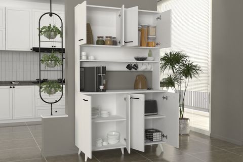 REAL ÇOK AMAÇLI DOLAP, BEYAZ, 120 CM