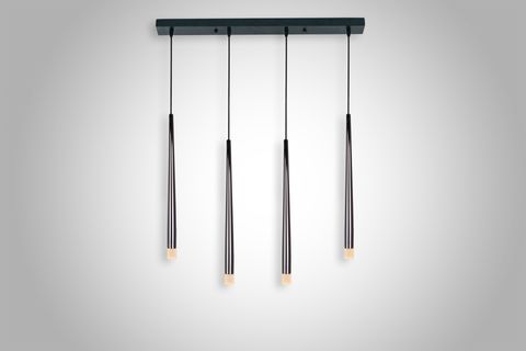 LONG PLATİN KAPLAMALI DÖRTLÜ LED SARKIT