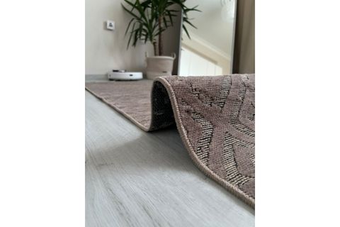BONİTO DOKUMA KAYMAZ TABANLI KİLİM, VİZON, 160X230