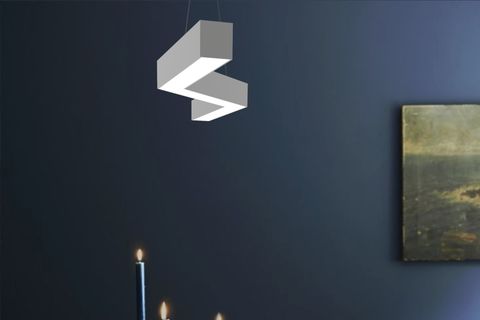 HEGZA LIGHTING GABBIANO LED AVİZE, GRİ KASA BEYAZ IŞIK